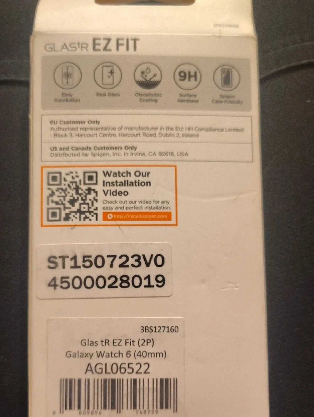 Spigen Screen Protector Installation Kit - Orange, Black, Gray, White
